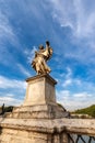 Rome Italy - Angel statue of Ponte SantÃ¢â¬â¢Angelo Royalty Free Stock Photo